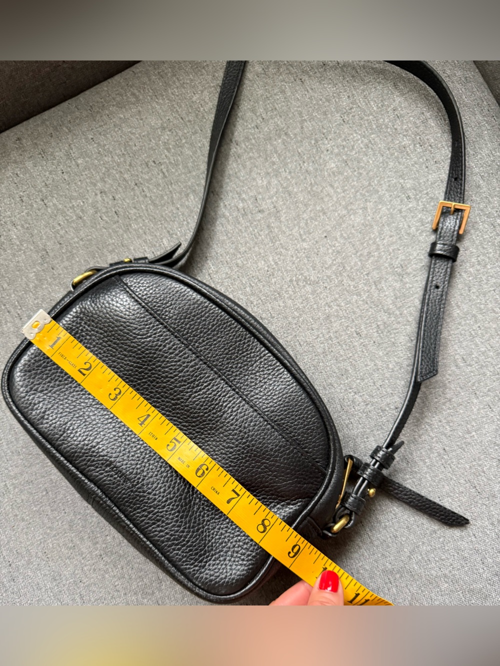 J.Crew  Leather Devon Camera Bag with Detachable Strap NWT - Picture 8 of 9
